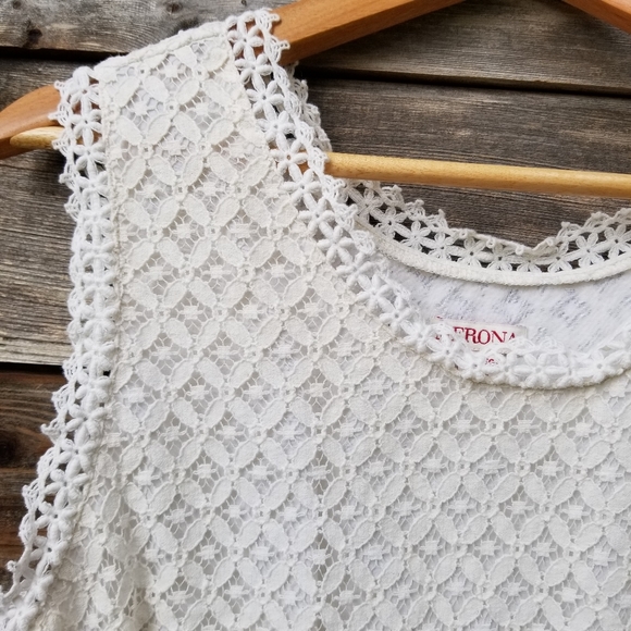 Merona XXL Tank, Lacey, Double Layer Cotton - Picture 6 of 7